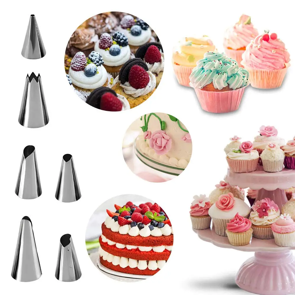 Набор насадок для крема 8 шт./компл. силиконовая глазурь кондитерский мешок