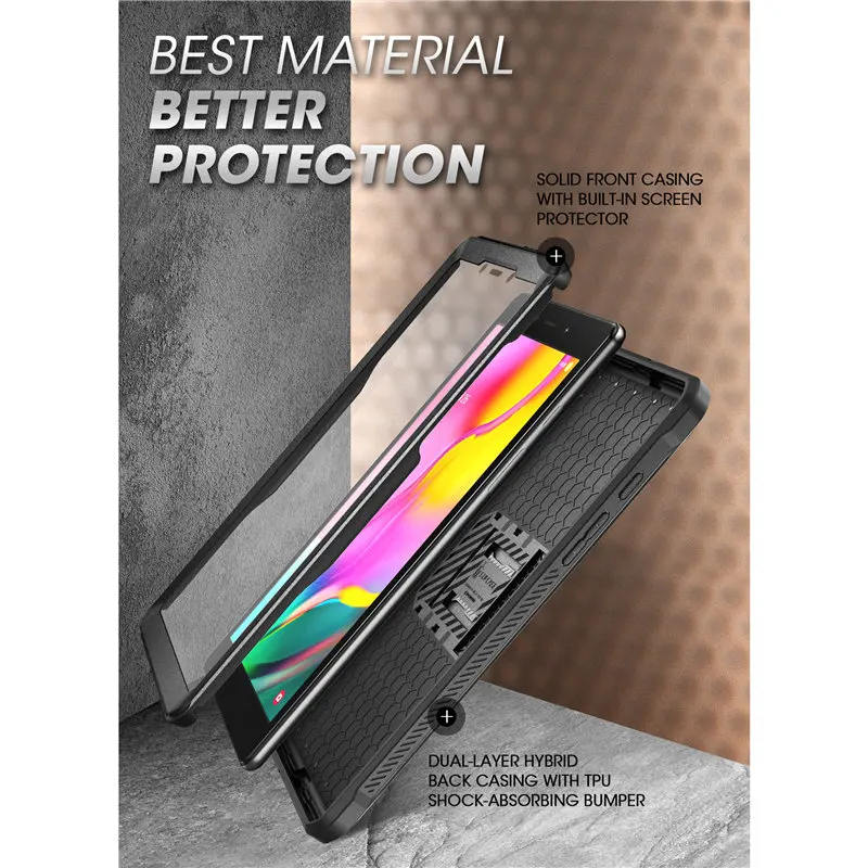 supcase for samsung galaxy tab a 8 0 case 2019 sm t295sm t290 ub pro full body rugged case with built in screen protector free global shipping