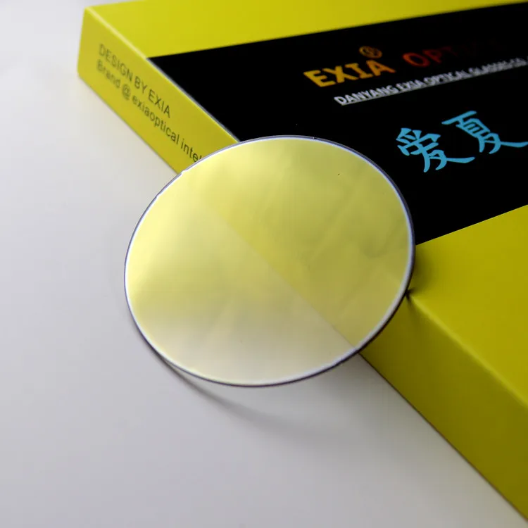 

Gold Mirror Sunglasses Lenses Flat Shape Round SHMC Lenses UV400 EXIA OPTICAL A52 Series