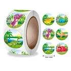 100-500 шт., детские наклейки в виде животных