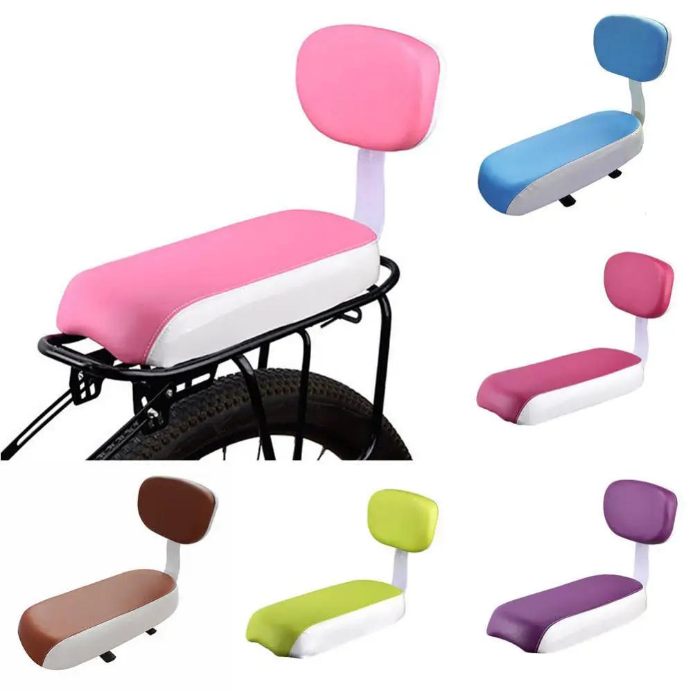 

80%HOT MTB Mountain Bike Bicycle Rear Seat Sponge Cushion Saddle Chair with Backrest