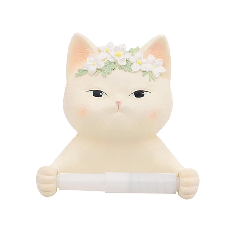 

Cute Cat Roll Paper Tube Wreath Meow REF4Q0 2020