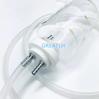 beauty equipment 1000ml liposuction fat collection autoclavable canistersilicagel hose tube liposuction tools