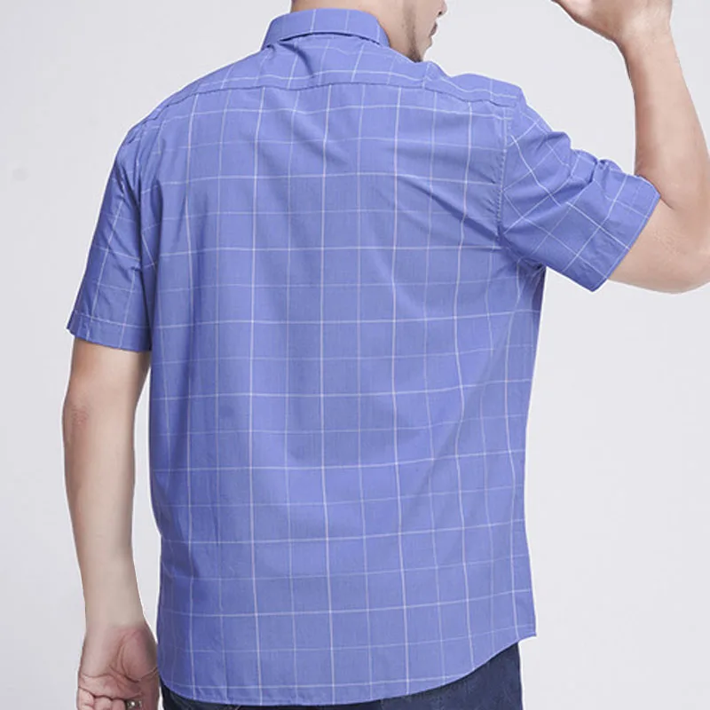 

Summer shirt men 5XL 6XL 7XL 8XL 9XL plus size short sleeve Bust 150cm men shirts 2 colors