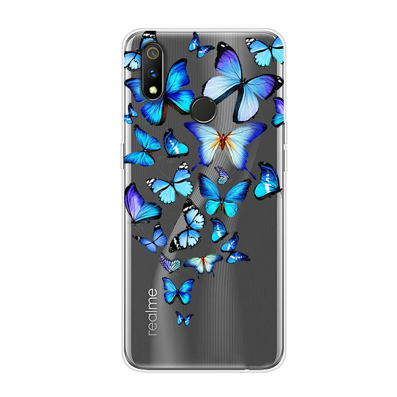 57 Мягкий чехол из ТПУ для OPPO Realme 3 Pro, Прозрачный бампер с мультяшным рисунком, задняя крышка для телефона OPPO Realme3 3Pro Realme3Pro, силиконовый чехол s - Цвет: 57