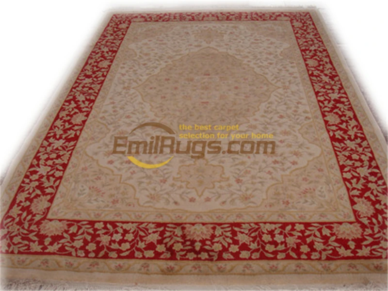 

wool carpet french handwoven wool carpets Heavy weight Circular circular Living Room Indoor Pattern Natural Sheep rug european