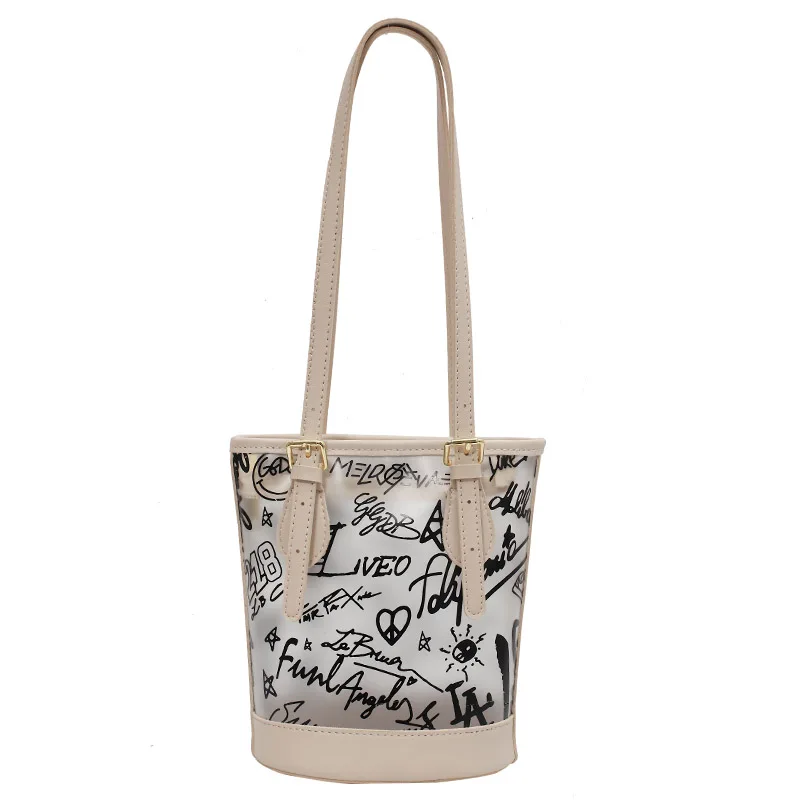 

Fashion Transparent Tote Pack Crystal PVC Shoulder Bags For Women 2021 Summer Female Beach Travel Handbags and Purses