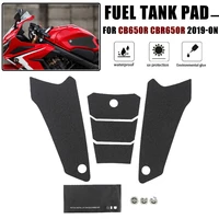 motorcycle oil tank pad sticker protector anti slip side gas knee grip decal for honda cbr650r cb650r cb cbr 650r 2019 2020 2021
