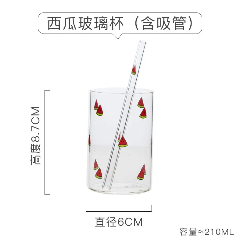 

Nordic Glass Cup Creative Transparent Student Milk Heat Resistant Glass Bottle Water Cup Elefantes De Cristal Cute Water Bottle