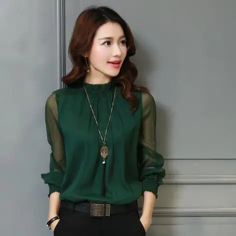 3XL весенне летняя кружевная шифоновая рубашка размера плюс модная блузка со