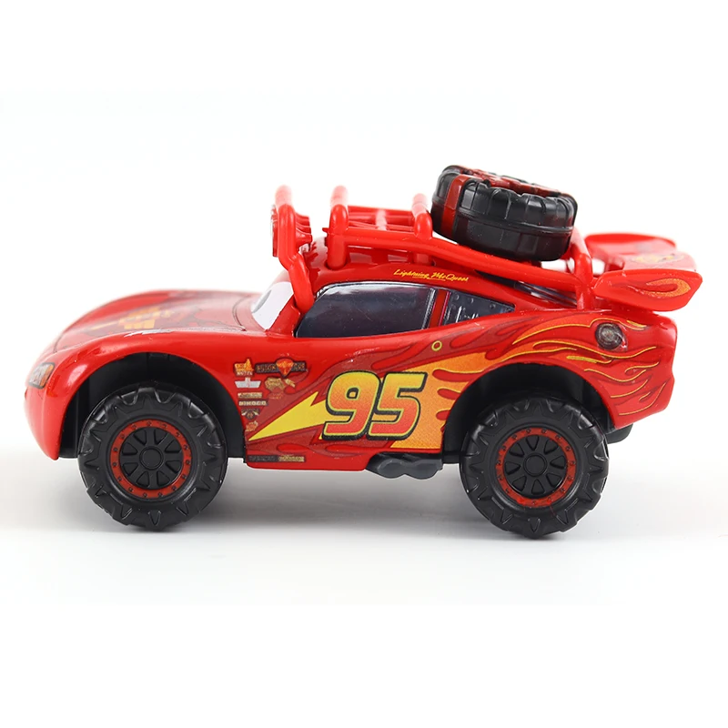 Disney Pixar Cars 2 3 Lightning McQueen Mater Jackson Storm Ramirez 1:55 литой металлический автомобиль красный