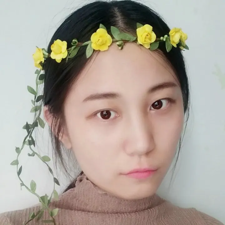 Цветочная корона для волос цвета слоновой кости повязка на голову в стиле хиппи