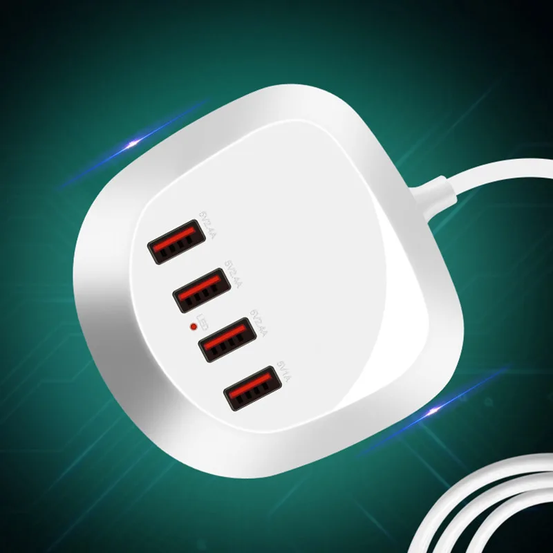 4 порта USB блок питания адаптер зарядное устройство для путешествий сотовый