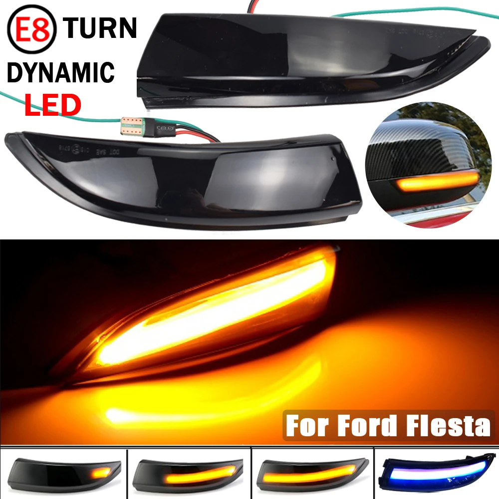 2 шт. Светодиодные поворотники для Ford Fiesta MK6 VI /UK MK7 2008-2017 B-Max 2012-2017 | Автомобили и