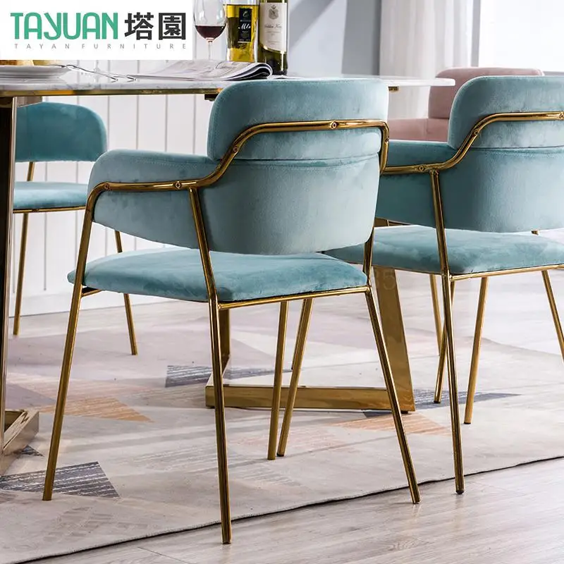 Обеденный стул в скандинавском стиле простой сетчатый красный для маникюра из