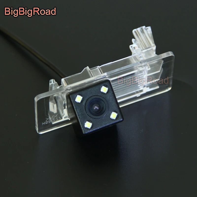 Камера заднего вида BigBigRoad для Skoda Rapid Hatchback / Liftback 2012-2015 Octavia 3 HD CCD | Автомобили и