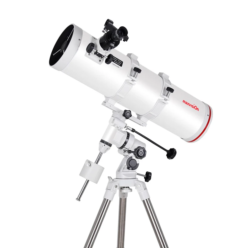 Maxvision-telescopio astronómico, dispositivo con trípode profesional de 150/750 pulgadas, 150EQ, montaje ecuatorial, para ver las estrellas, 1,25