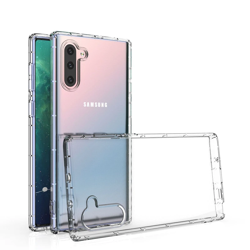 Защитный Тонкий гибкий прозрачный чехол из ТПУ для samsung Galaxy Note 10 Pro 9 8 S10 S8 S9 Plus A10 A20