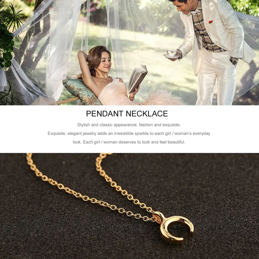 Бижутерия амулет рога в форме сплава подвеска области ключицы Короткое женское