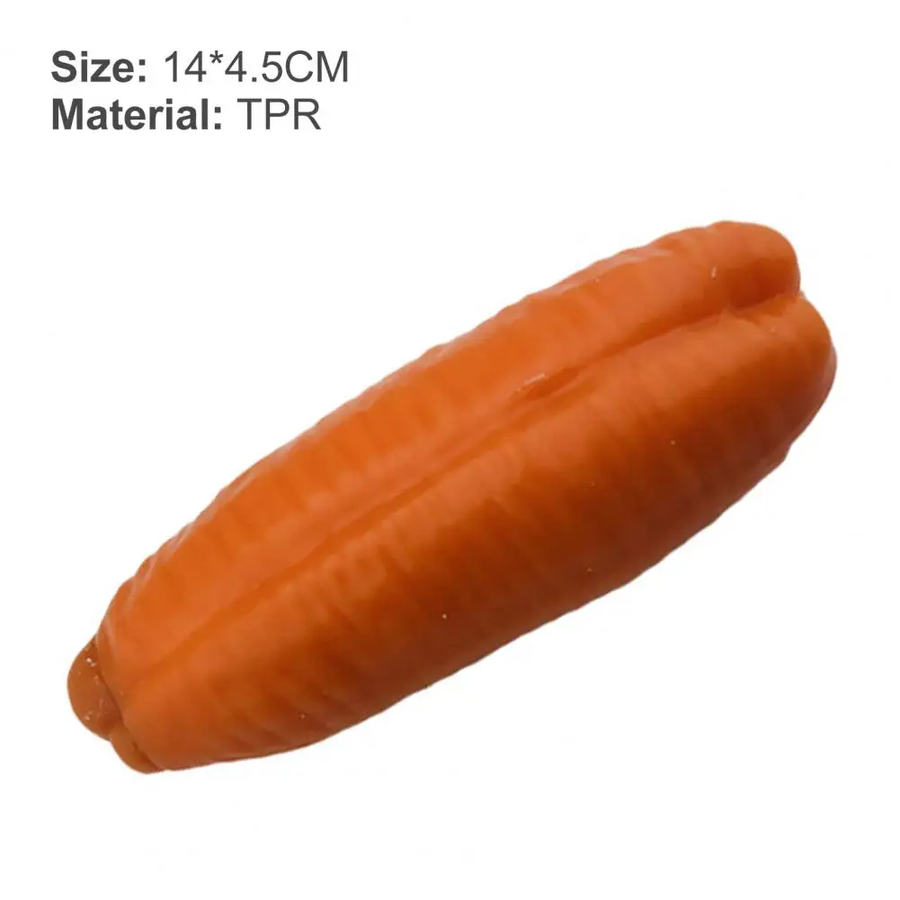 Palo de masa frita TPR para aliviar el estr&eacute;s, juguete de descompresi&oacute;n para dijes de regalo-5