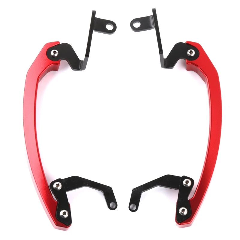 

DHBH-Motorcycle Grab Handle Bars Rear Seat Passenger Grab Rail Handle for Yamaha MT07 2014-2016