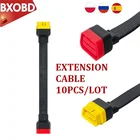 Удлинительный кабель OBD2 16pin, 10 шт.лот, для LAUNCH EasyDiag 3,0easydiag 2,0 Plus 16PIN