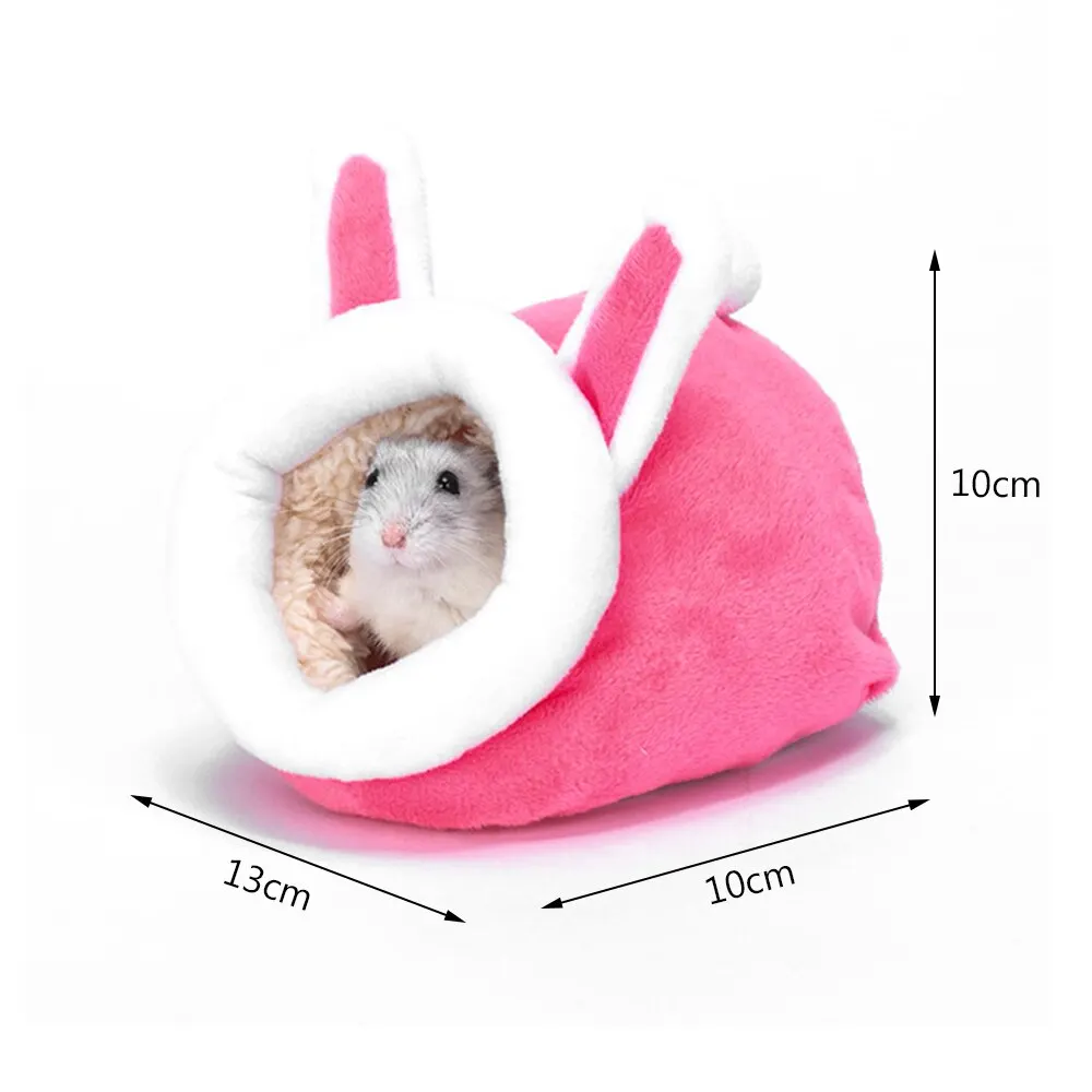 Pet Cage for Hamster Accessories Bed Mouse Cotton House Small Animal Nest Winter Warm For Rodent/Guinea Pig/Rat/Hedgehog New | Дом и сад