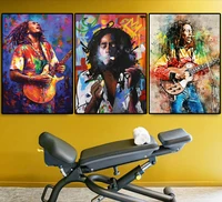 abstract bob marley art canvas print paintings father of music portrait posters wall art picture living room home decor no frame