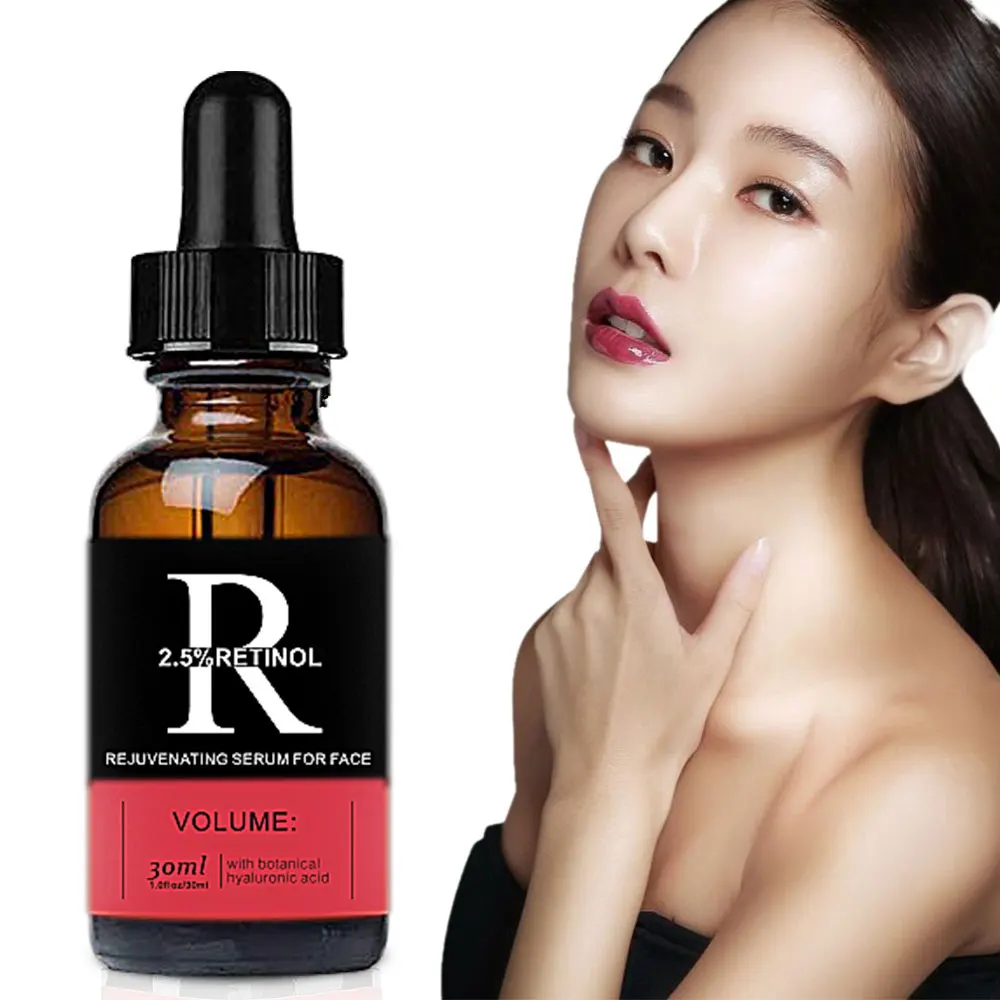 

Retinol Facial Serum Hyaluronic Acid For Face Vitamin C Essence Anti-Wrinkle Whitening Anti Aging Skin Care Remove Acne Beauty