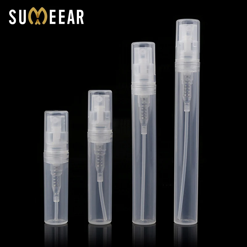 Пластиковые флаконы для духов многоразовые с распылителем переносной контейнер