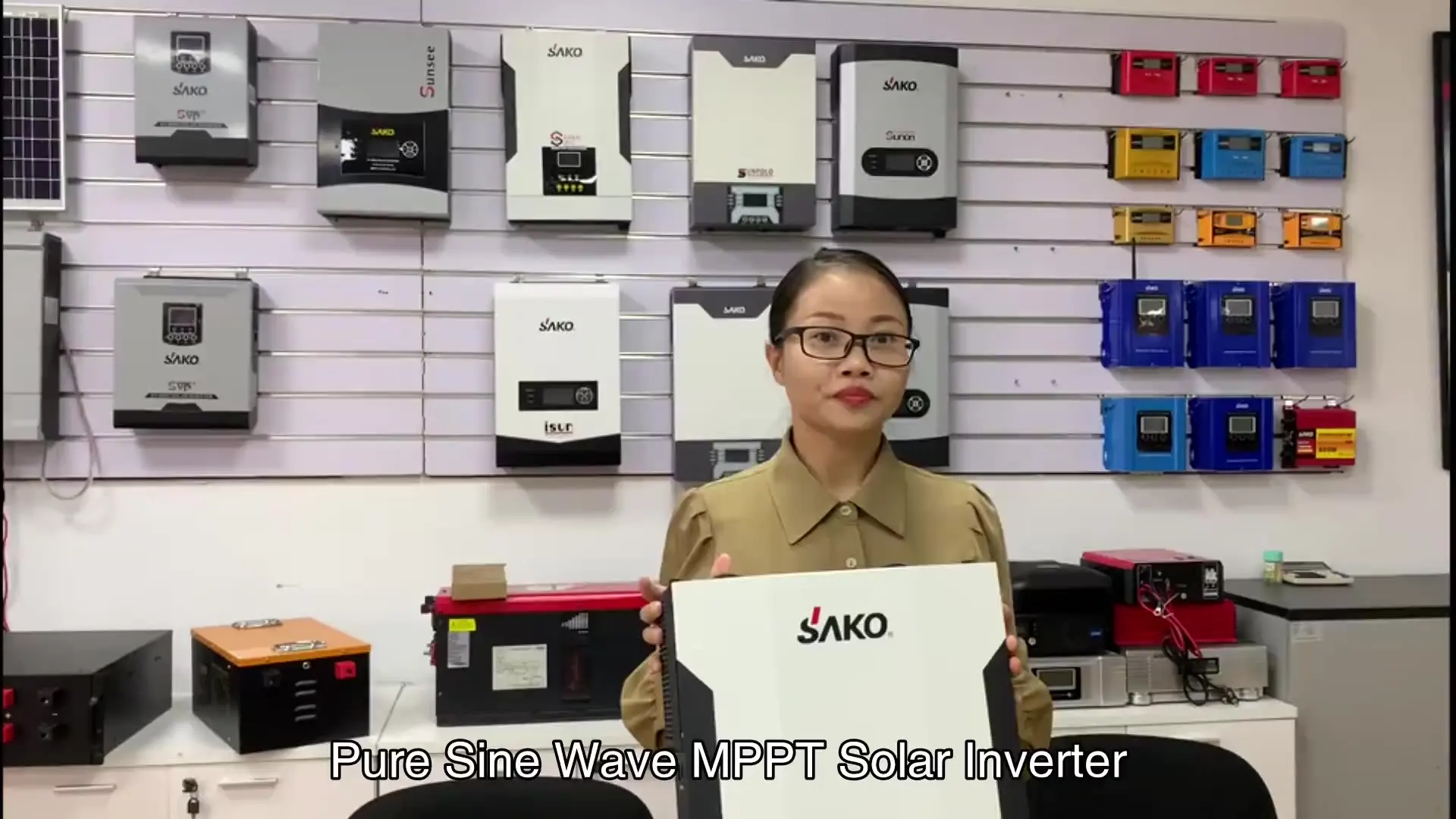 

Новейший NO.1 кВт 24 В SUNONPRO Гибридный автономный солнечный инвертор может работать без батареи опционально для Wi-Fi