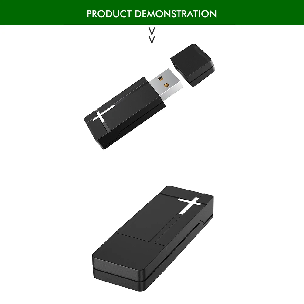 Беспроводной геймпад 2 4 ГГц адаптер для ПК USB-приемник джойстик беспроводной