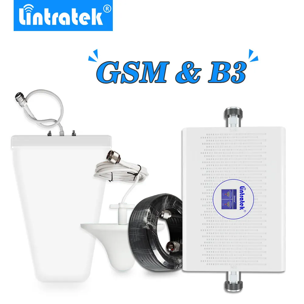 Усилитель сотового сигнала Lintratek 2G 4G 900 МГц 1800 GSM LTE 70 дБ|Усилители сигнала| |