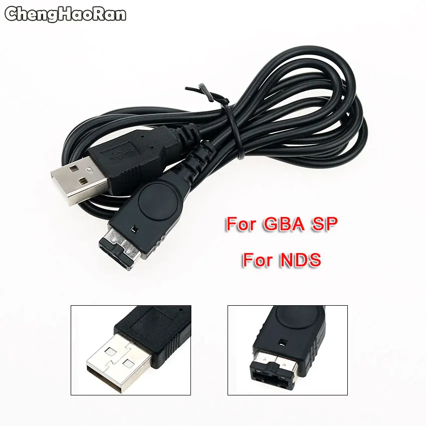ChengHaoRan Черный зарядный USB-кабель зарядное устройство линия для Nintendo GameBoy Advance SP GBA