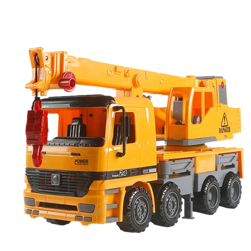 

FULL-Friction Powered Crane Truck Vehicle Toy Construction Toy,Inertia Construction Vehicle Car Toy, Engineering Vehicle,Toys fo