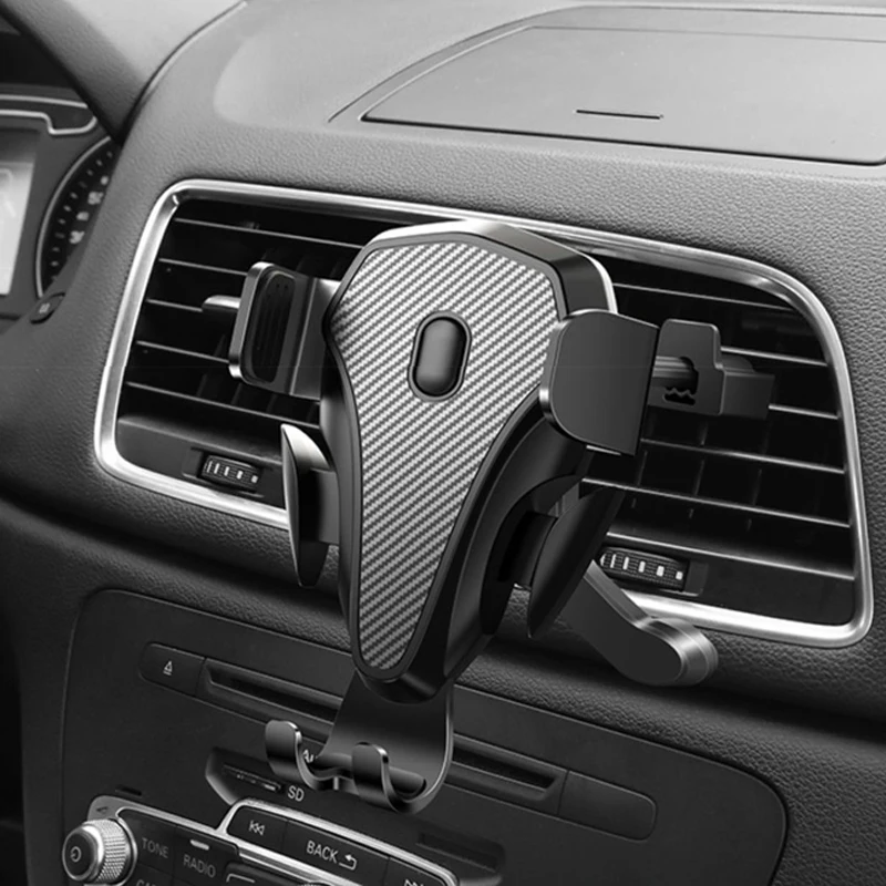 

Gravity Phone Holder Car Air Vent Mount Metal Mobile Stand Smartphone GPS Support For iPhone 12 11 Xiaomi Samsung Huawei