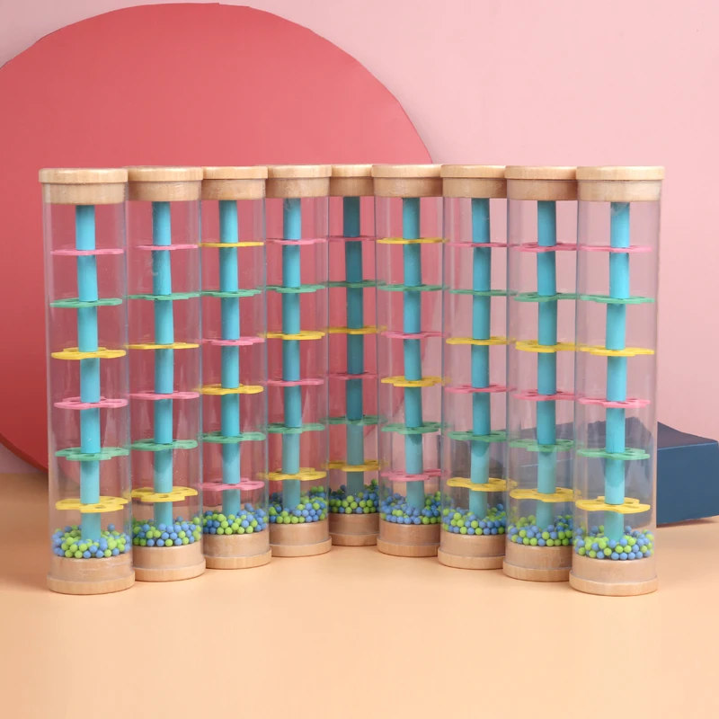 Игрушечный инструмент Монтессори в форме капли пластиковые радужные песочные