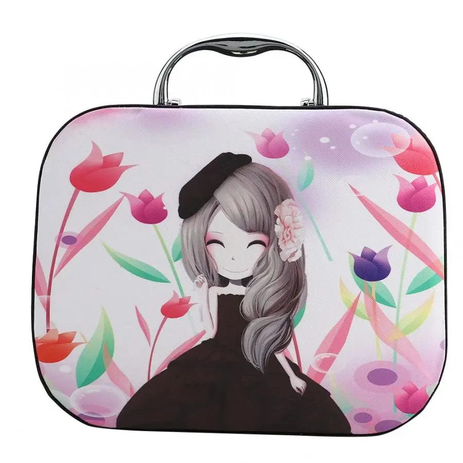 Набор инструментов для макияжа многофункциональная женская косметичка