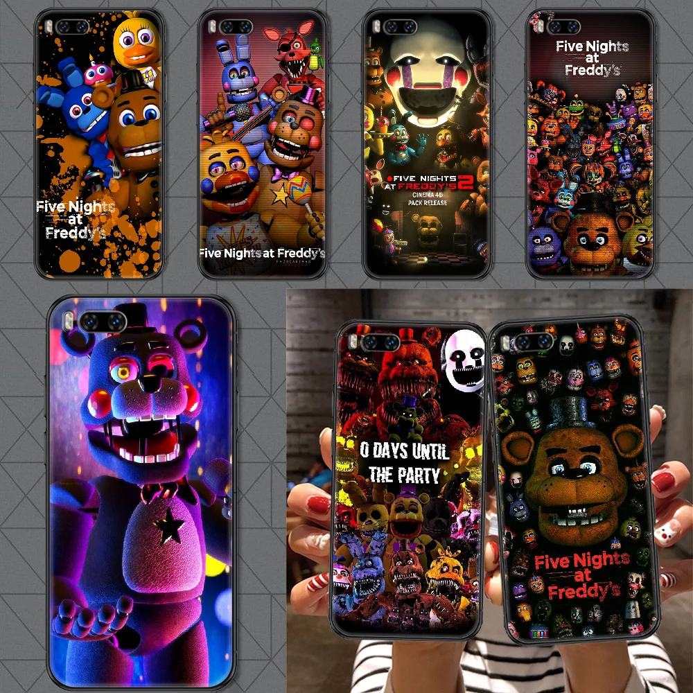 

SFM Fnaf Animatronics Phone case For Xiaomi Mi Max Note 3 A2 A3 8 9 9T 10 Lite Pro Ultra black pretty hoesjes silicone bumper