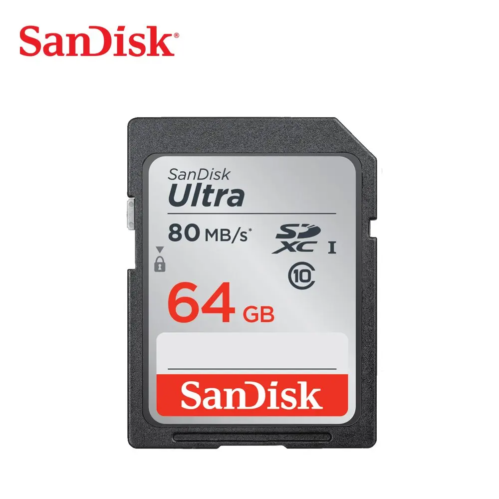 100% Sandisk Ultra memory Card class 10 sd card Microsd 64GB 32GB 16GB 128GB Flash memory card  for 1080p 3D 4K video Camera