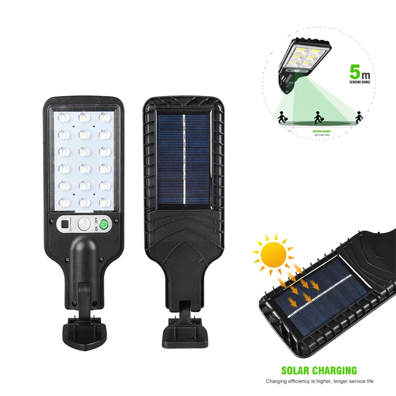 

Solar Sensor Wall Lights Outdoor Lighting COB LED Lamps Waterproof Human Induction Street Lamp Garden Courtyard Sensor Street