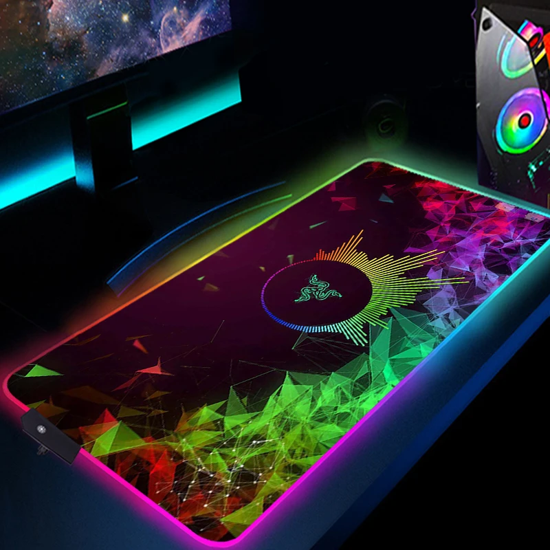 large rgb mouse pad gaming accessories mouse mat razer logo keyboard pad table carpet mousepad 900x400 for computer laptop pad free global shipping