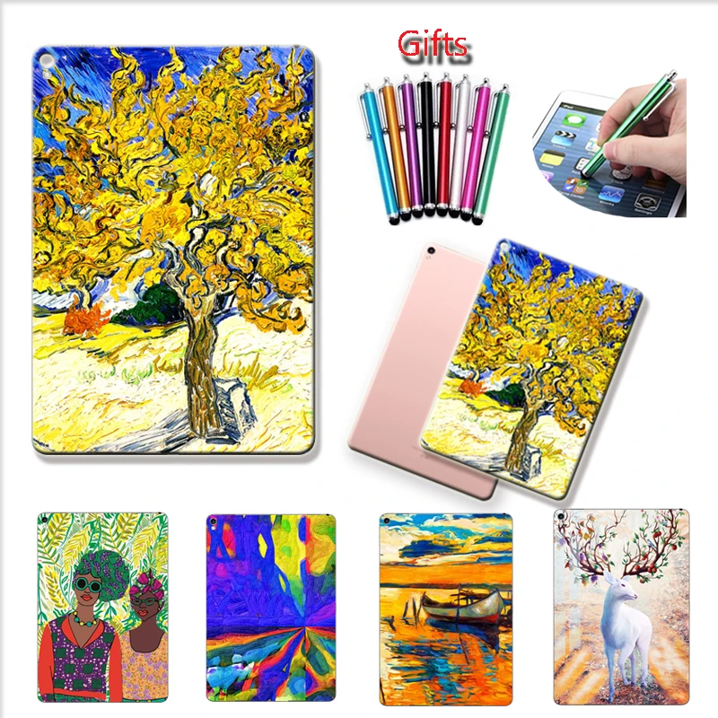 Окрашенные Чехлы для планшетов Samsung Galaxy Tab S2 S3 LTE 2018 8 0 9 7 Note 10 1 2014 Gt P600 P605 T825 SM T710 T715