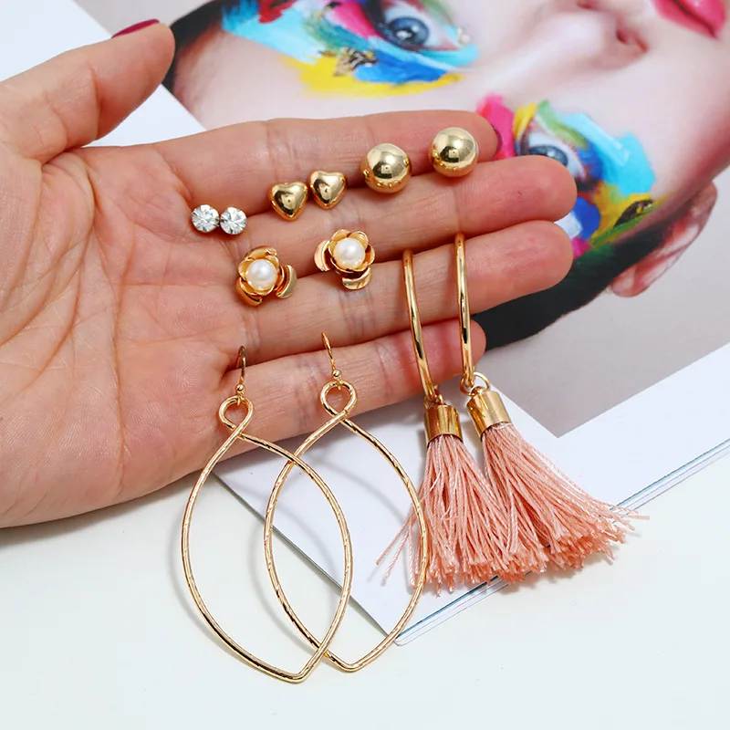 TTLIFE винтажные акриловые серьги с кисточками для женщин богемные набор висячие 2020