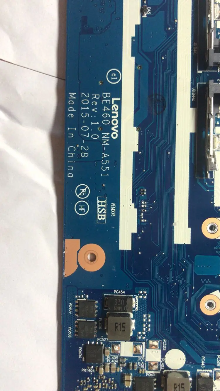 

KEFU For ThinkPad E460 E460C BE460 NM-A551 Notebook Motherboard CPU I5 6200U DDR3 Integrated Graphics Card 100% Test Work