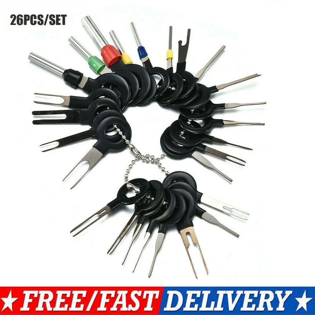 26 x инструмент для удаления клемм обжимной соединитель автомобильной