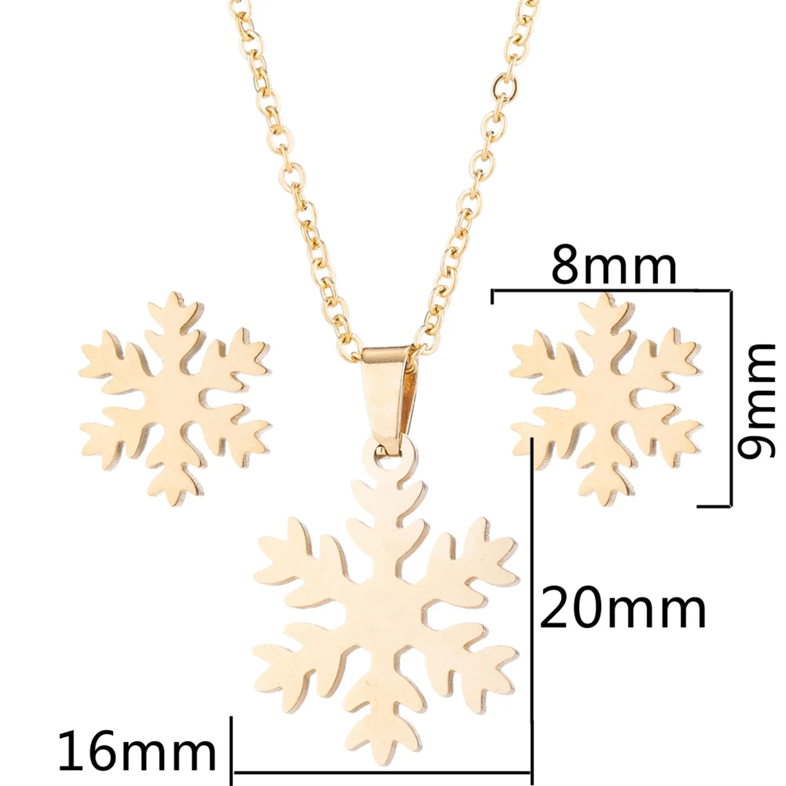 

Women's Fashion Pendant Earring Set Color Clavicle Necklace Exquisite Earrings necklace for women 2021