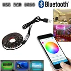 Светодиодная Водонепроницаемая RGB лента с поддержкой Bluetooth, 5 В, usb
