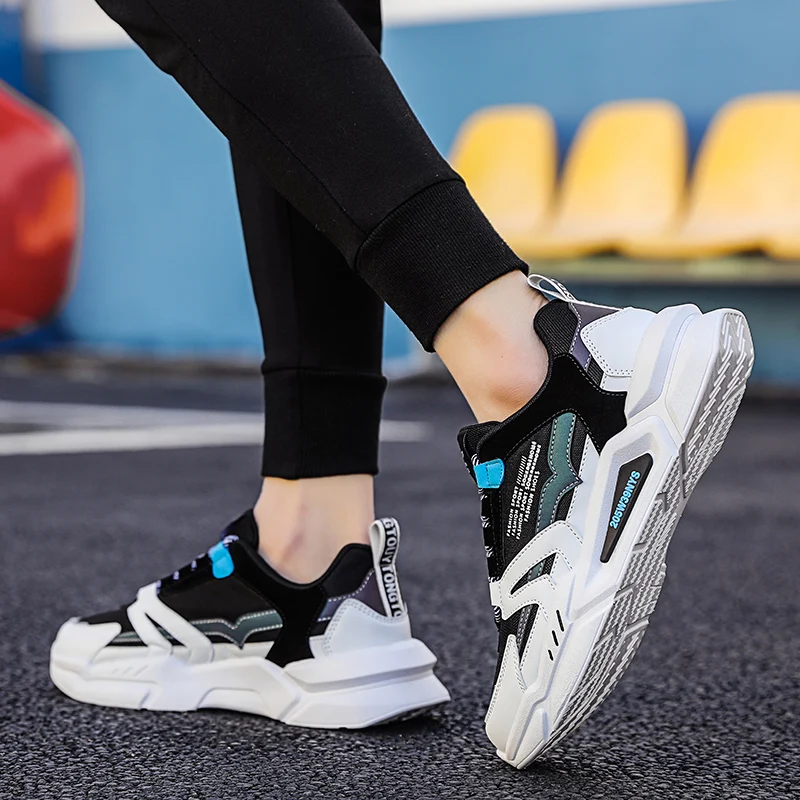 

Spring 2021 New Arrivals Lovers Casual Shoes Tenis Sneakers Trendy Fashion Mixed Colors Trainers Breathable Couple Walking Shoes