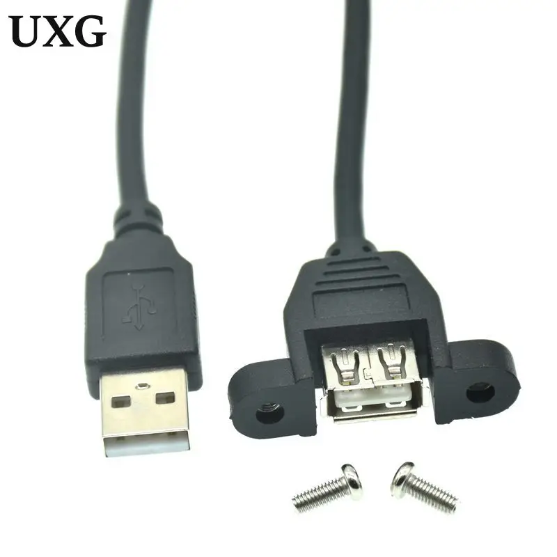 Удлинительный кабель с панельным креплением Папа мама USB 1 5 30 см м 2 0 м|usb 2.0 male|usb